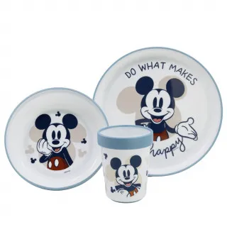 Stor neklizajući set za hranjenje 3/1,Mickey Mouse 