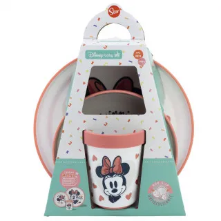 Stor neklizajući set za hranjenje 3/1,Minnie Mouse 