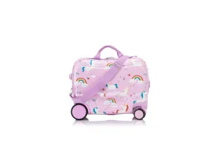 Cute&Cool kofer za decu, Ride-on, jednorog 