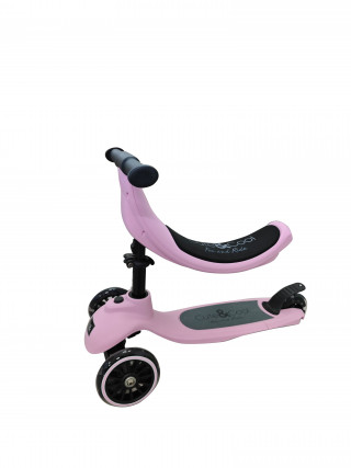 Cute&cool Mini Deluxe Scooter 4 in 1, Pink