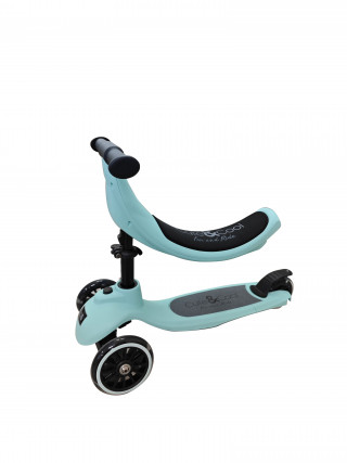 Cute&cool Mini Deluxe Scooter 4 in 1, Turquoise