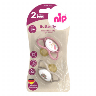 Nip Butterfly laža, kaučuk, mix boja, 5-18m