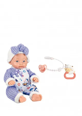 Cute&Cool lutka beba u lila odelcetu, 30cm 