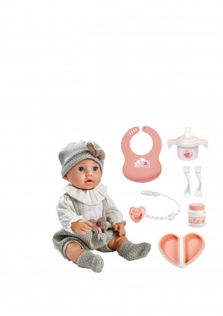 Cute&Cool lutka beba sa priborom za jelo, 40cm
