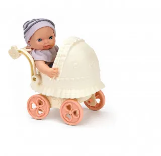 Cute&Cool lutka beba u kolicima, 15cm 