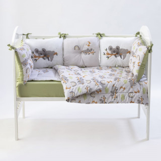 Stefan punjena posteljina Koala, 60x120cm 