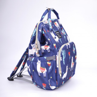 Puerri torba za mame plava sa lamama 