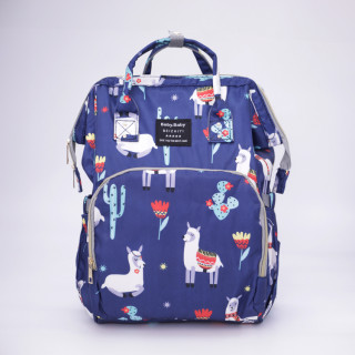 Puerri torba za mame plava sa lamama 