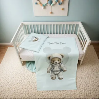 Baby Textil posteljina 3/1 Teddy, 80x120cm 