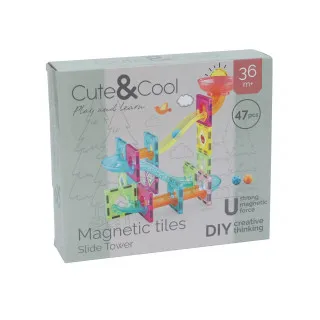 Cute&Cool magnetne pločice staza, 47 kom 