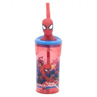Stor flašica sa 3D figurom 360ml, Spiderman 