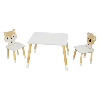 Cute&Cool HOME drveni sto i stolica lija i koala 