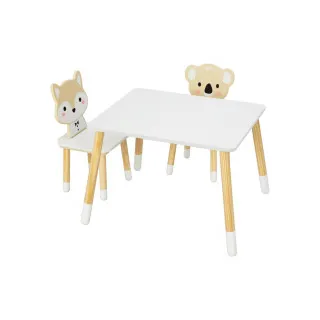 Cute&Cool HOME drveni sto i stolica lija i koala 