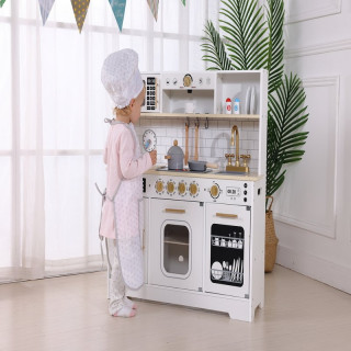 Cute&Cool drvena igračka bela kuhinja XL 