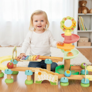 Cute&Cool drvena igračka tobogan sa više funkcija 