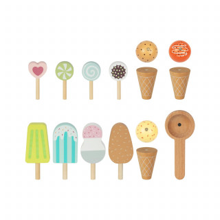 Cute&Cool drvena igračka guralica sa sladoledima 