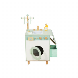 Cute&Cool drvena igračka veš mašina sa dodacima 