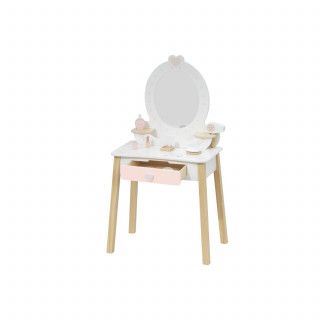 Cute&Cool drvena igračka make-up sto i stolica 