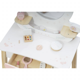 Cute&Cool drvena igračka make-up sto i stolica 