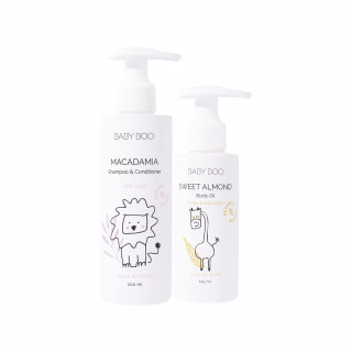 Baby Boo paket Macadamia šampon + Almound body oil 
