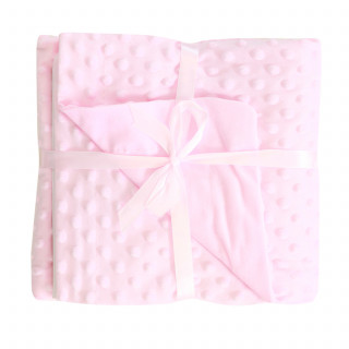 Lillo&Pippo set ćebe i plišana igračka, roze 