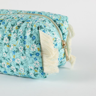 Be Cute neseser sa resama, plavi 21x11x9cm 