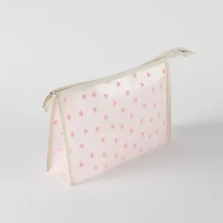 Be Cute prozirni neseser srca, sv. roze 24x7x16cm 