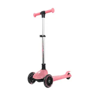 Cute&Cool svetleći sklopivi trotinet Galaxy Pink 