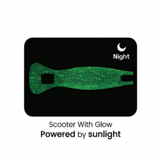 Cute&Cool svetleći sklopivi trotinet Galaxy Green 