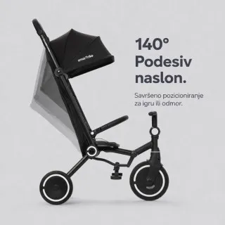 Smarttrike tricikl Wonder Max Jet Black 