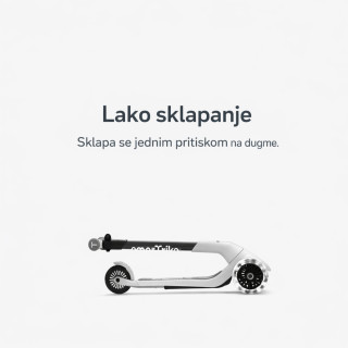 Smarttrike Xtend Mini trotinet 4u1 bela 