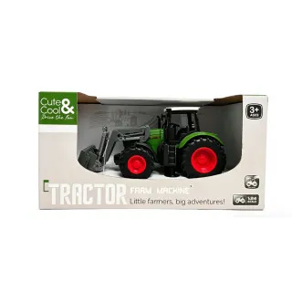 Cute&Cool traktor utovarivač 1:24, zeleni 