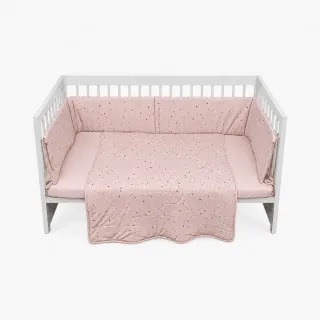 Lillo&Pippo punjena posteljina 3/1, Terrazzo Pink 