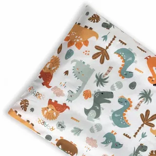 Baby Textil jastučnica Dino družina, 40x50cm 