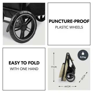 Hauck trio sistem ShopNCare, Olive 