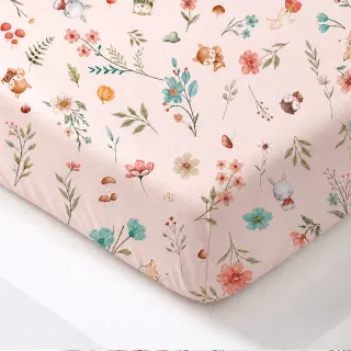 Baby Textil čaršav last. Cvetna družina, 60x120cm 