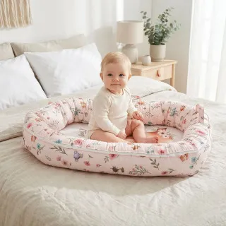 Baby Textil gnezdo Cvetna družina 