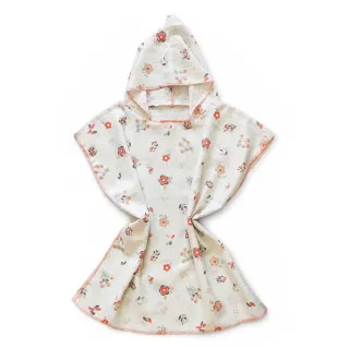Baby Textil pončo za plažu Cvetići 
