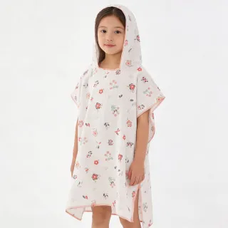 Baby Textil pončo za plažu Cvetići 