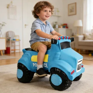Cute&Cool igračka za skakanje auto plavi 