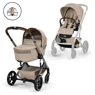 Cybex duo sistem Balios S Lux Almond Beige (taupe) 