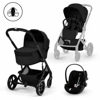 Cybex trio sistem Balios S Lux, Moon Black 2026 