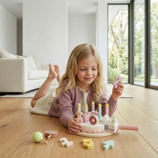 Cute&Cool drvena igračka rođendanska torta set 