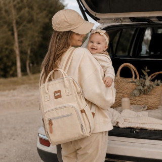 Puerri torba za mame MyMomBag, bež 