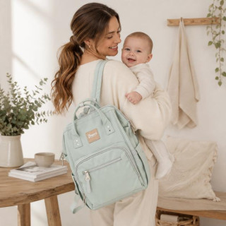 Puerri torba za mame MyMomBag, mint 