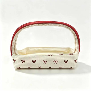 Be cut neseser bordo mašnice 16x5.5x12cm 