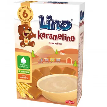 Lino bezmliječna instant kaša karamelino 200g 