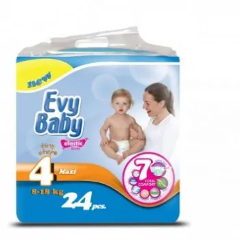 Evybaby pelene standard 4 Maxi 24 kom NOVO 