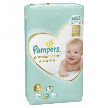 Pampers pelene premium VP 3 midi 6-10kg 60kom 