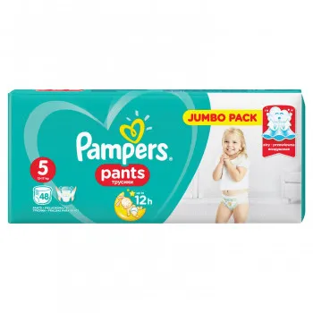 Pampers pants pelene JP 5 junior 12-18kg 48kom 